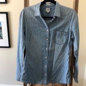 J.Crew Light wash Denim Buttondown.